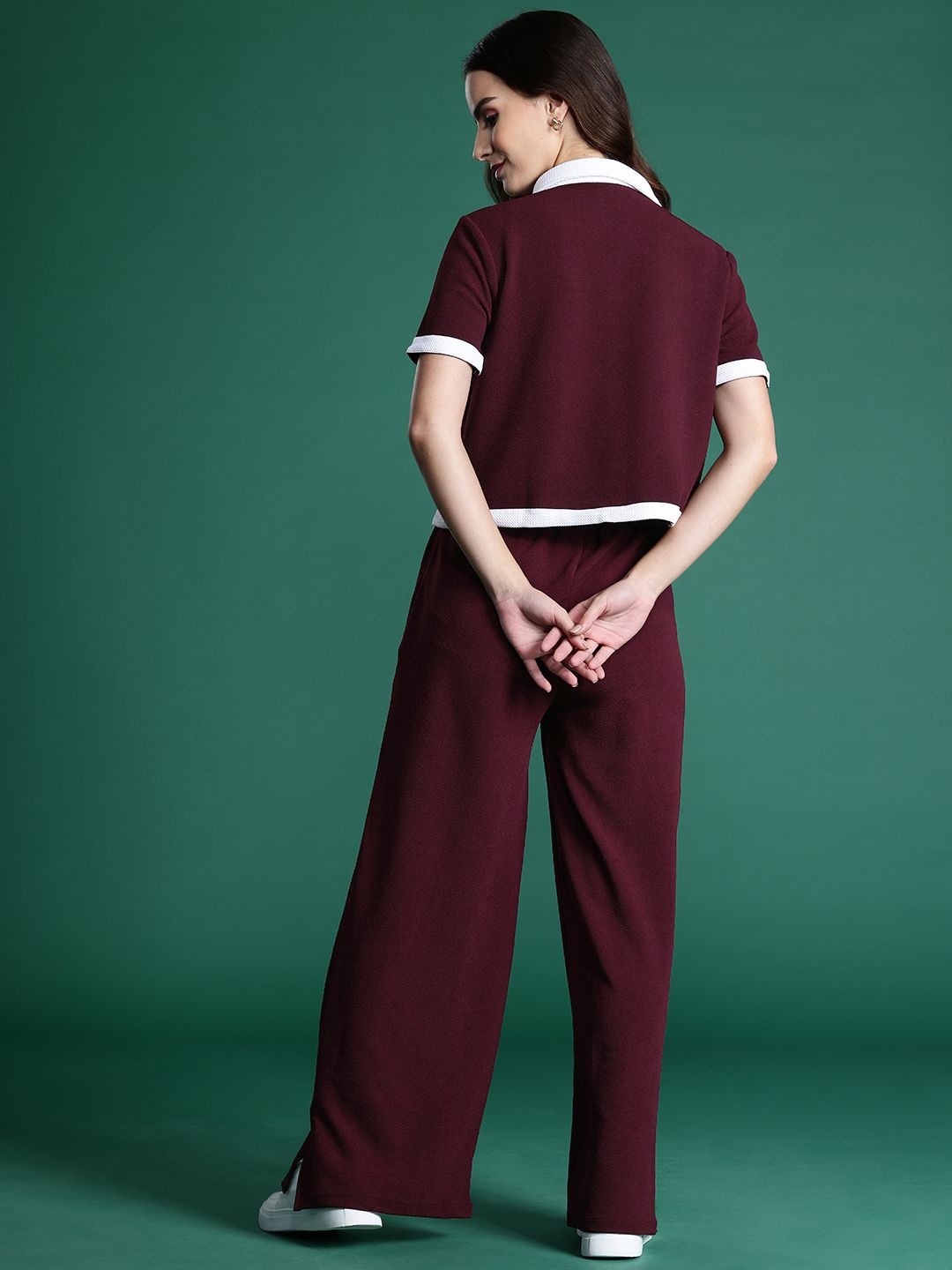DressBerry Pocket Detail Shirt With Trousers Co-Ord Set