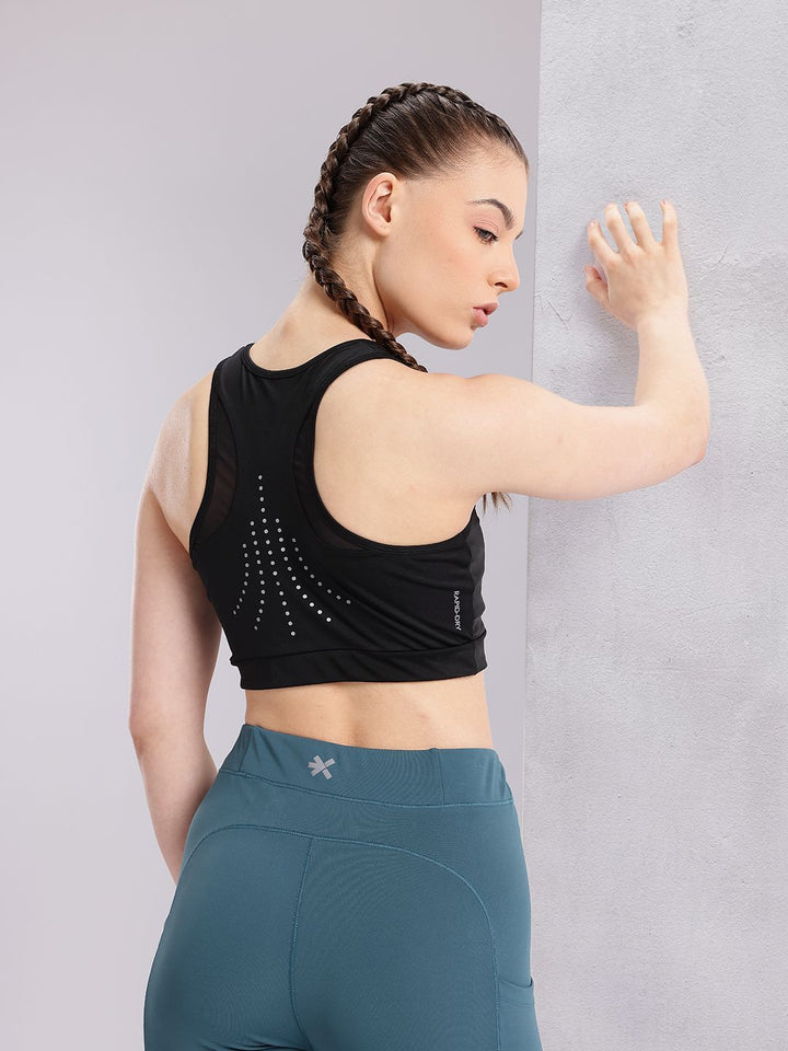 HRX by Hrithik Roshan Full Coverage Lightly Padded Rapid-Dry Running Bra KR4103_03_A