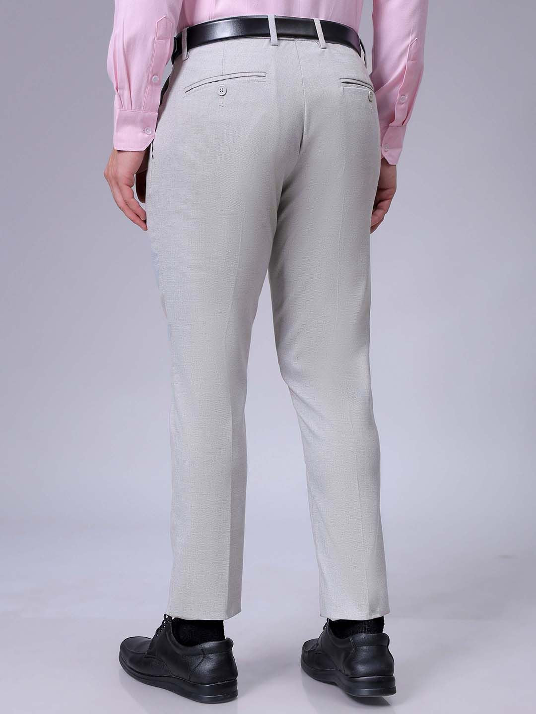 The Indian Garage Co. X Luxe Men Slim Fit Formal Trousers