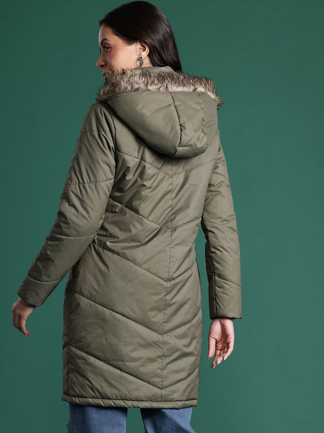 DressBerry Longline Padded Jacket