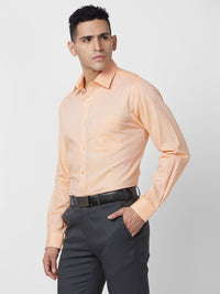 Raymond Self Design Slim Fit Pure Cotton Formal Shirt