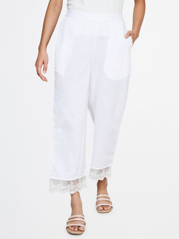 Global Desi Women Straight Fit Trousers