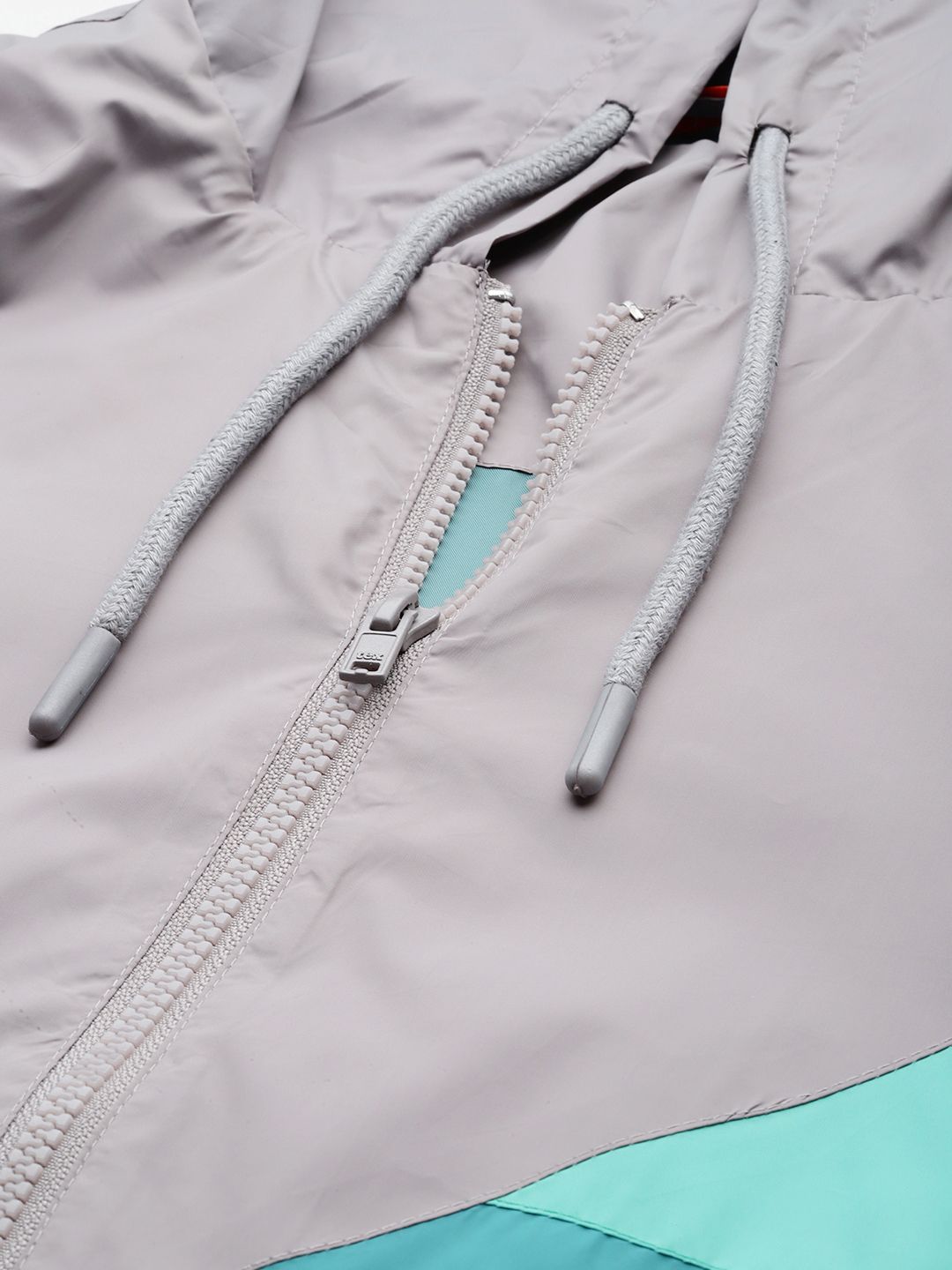 DressBerry Colourblocked Hooded Tailored Jacket