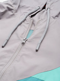 DressBerry Colourblocked Hooded Tailored Jacket