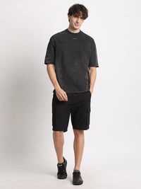 THE BEAR HOUSE Round Neck Cotton Oversized T-shirt