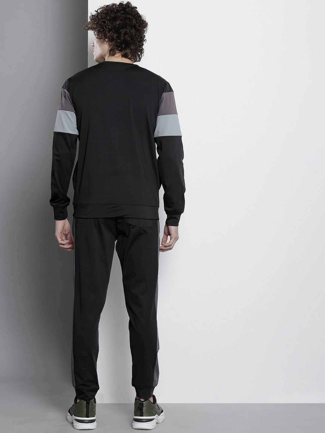 The Indian Garage Co Men Colourblocked Tracksuit