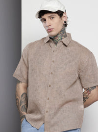 The Indian Garage Co Men Relaxed Fit Textured Shirt