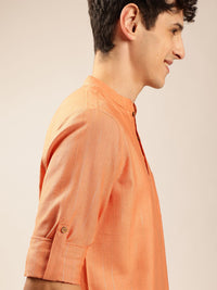 Anouk Mandarin collar Pathani Short Kurta