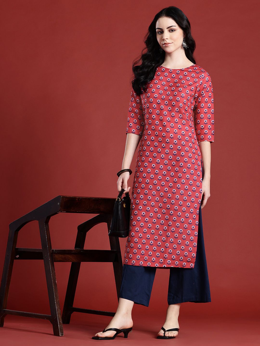 Anouk Women Floral Printed Kurta