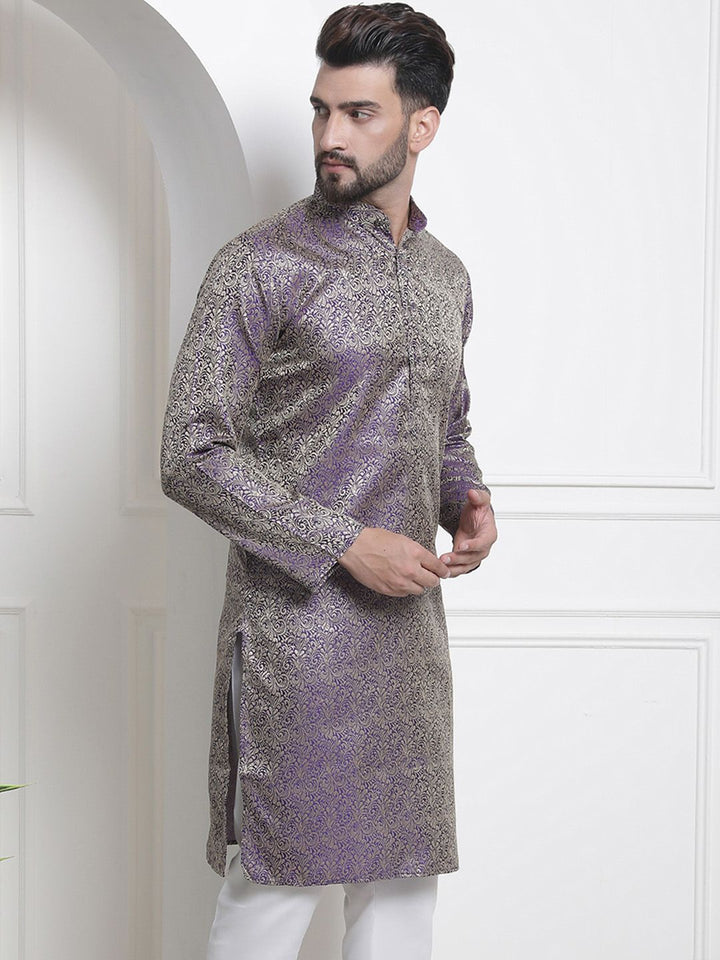 SOJANYA Kurta Motif Etnik Rekaan Tenunan