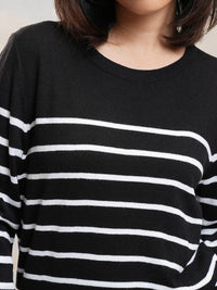 Tokyo Talkies Women Striped Pullover