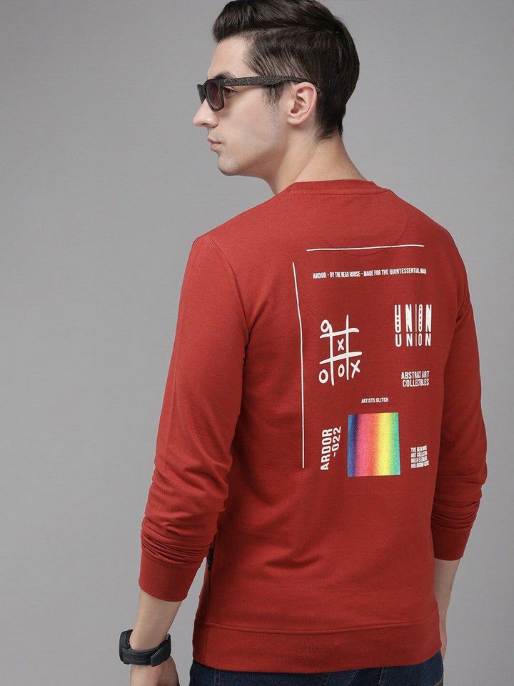 THE BEAR HOUSE Men Solid Slim Fit Pure Cotton T-shirts