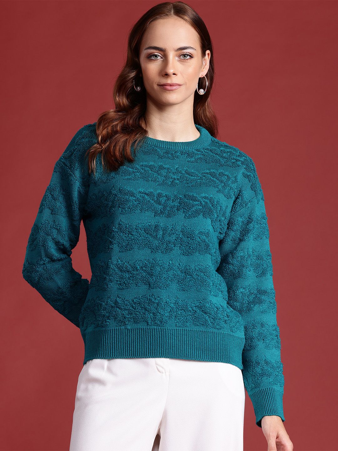 all about you Boucle Pullover