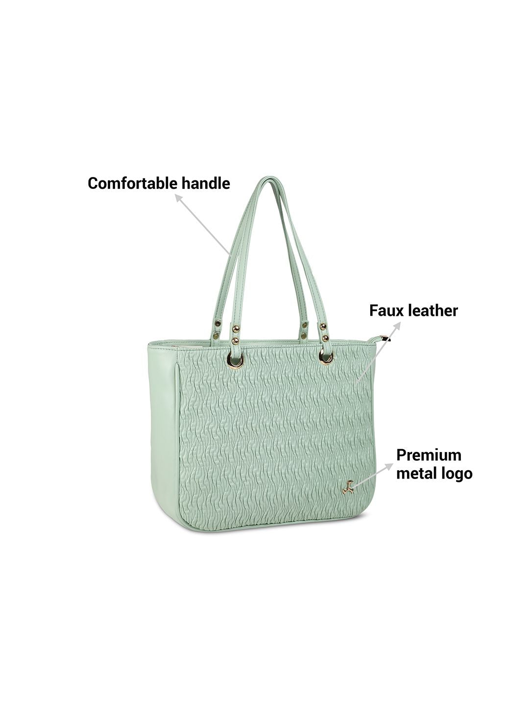 Mochi Oversized Shopper Tote Bag With Quilted