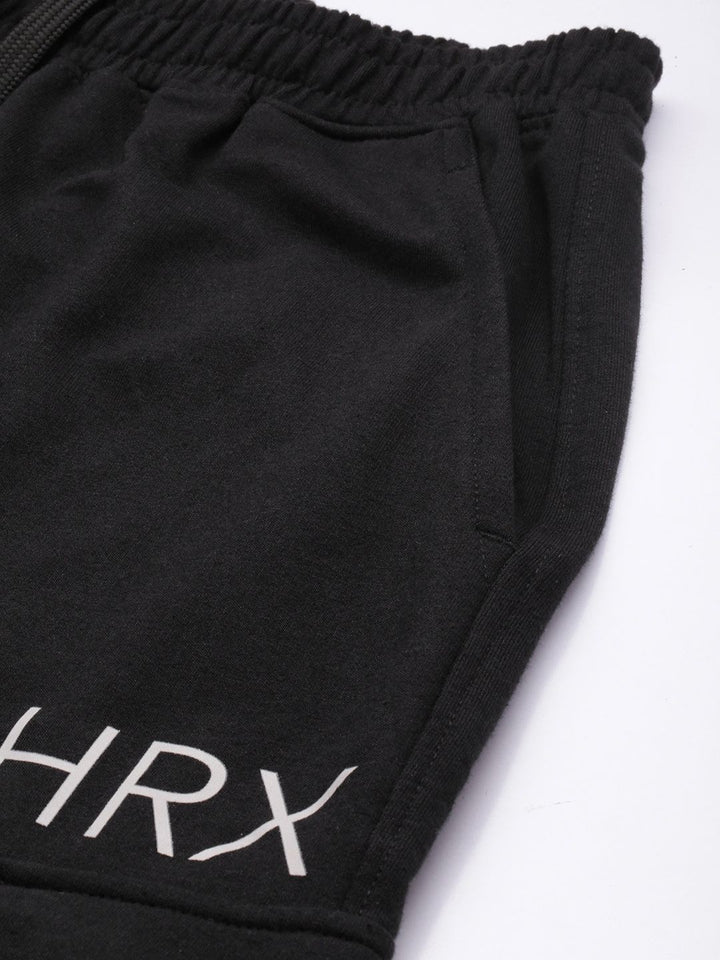 HRX by Hrithik Roshan IRONTRIBE Typography Hooded Training Sweatshirt & Joggers Tracksuit
