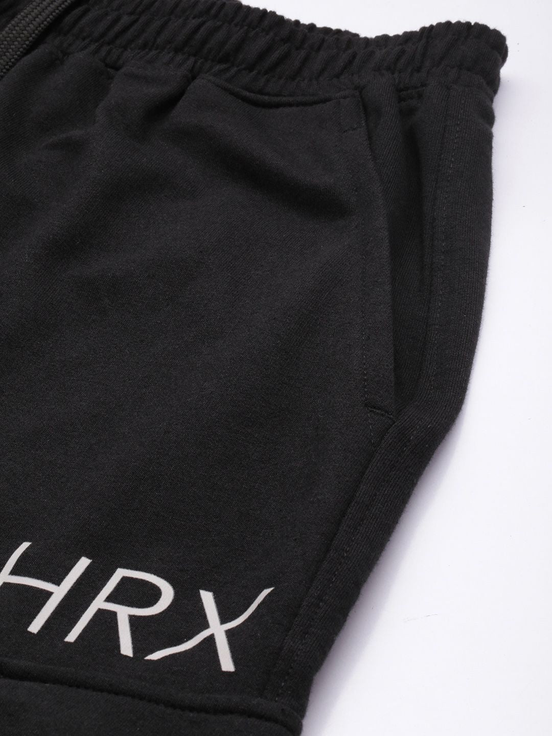 HRX by Hrithik Roshan IRONTRIBE Typography Hooded Training Sweatshirt & Joggers Tracksuit