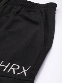 HRX by Hrithik Roshan IRONTRIBE Typography Hooded Training Sweatshirt & Joggers Tracksuit