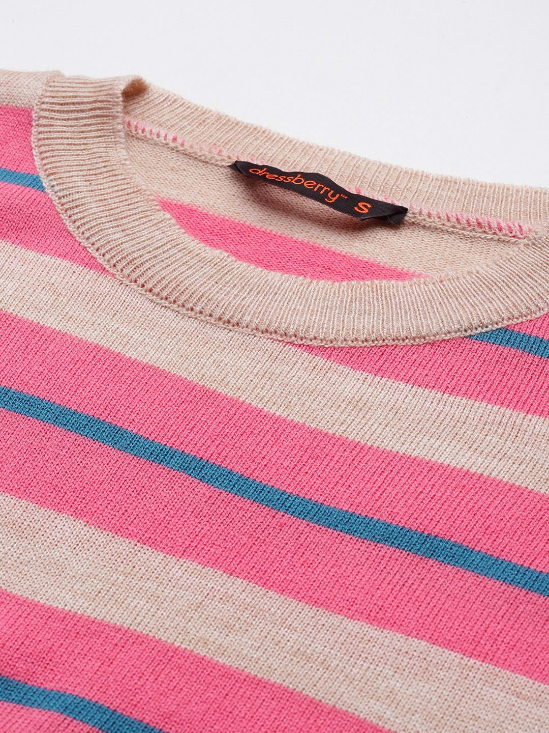 DressBerry Striped Pullover Sweaters