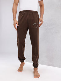 HRX by Hrithik Roshan Men Typography Print Detail Mid-Rise Yoga Joggers