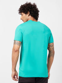 SPYKAR Typography Printed Slim Fit Cotton Casual T-Shirt