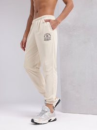 HRX by Hrithik Roshan Men Mid-Rise Typography Print Rapid-Dry Training Joggers