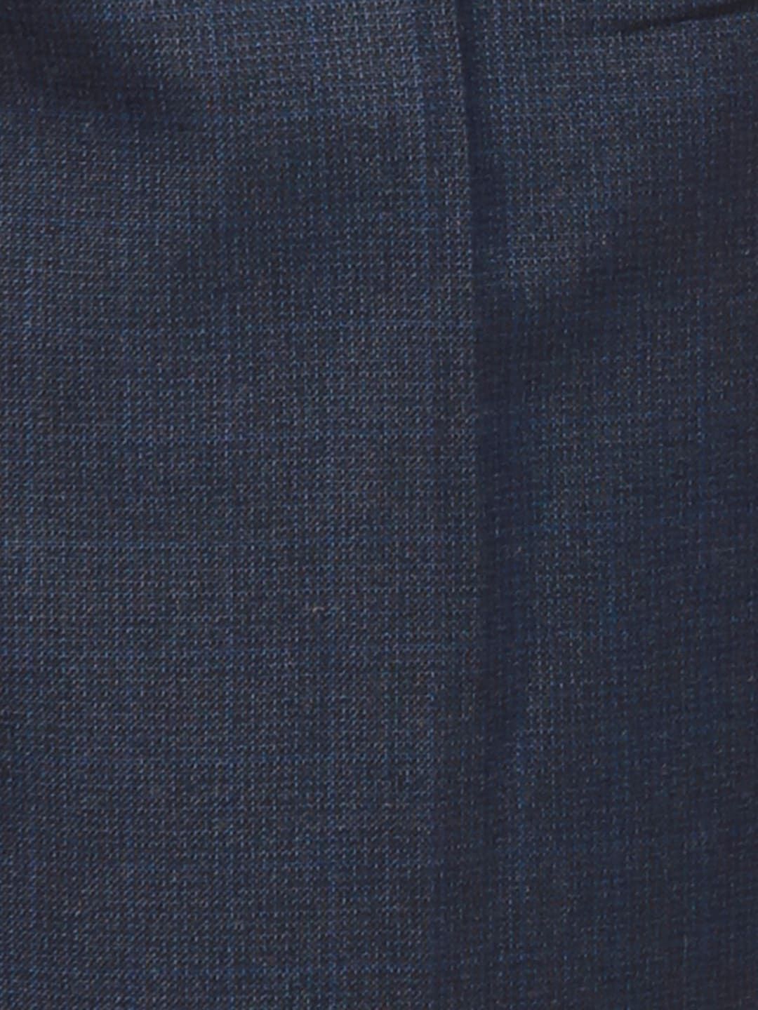 Raymond Men Checked Slim-Fit Formal Trousers