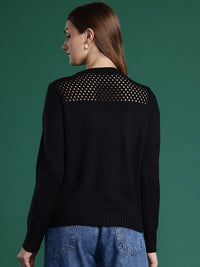 DressBerry Open Knit Pullover