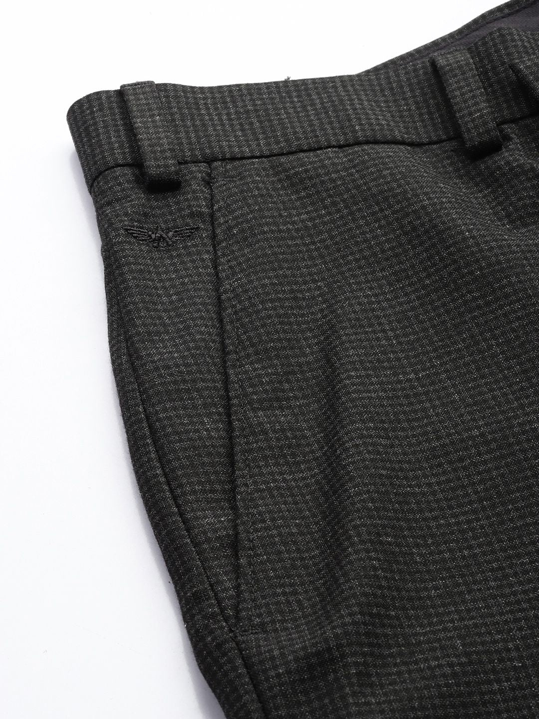 Park Avenue Men Checked Formal Trousers