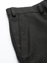 Park Avenue Men Checked Formal Trousers