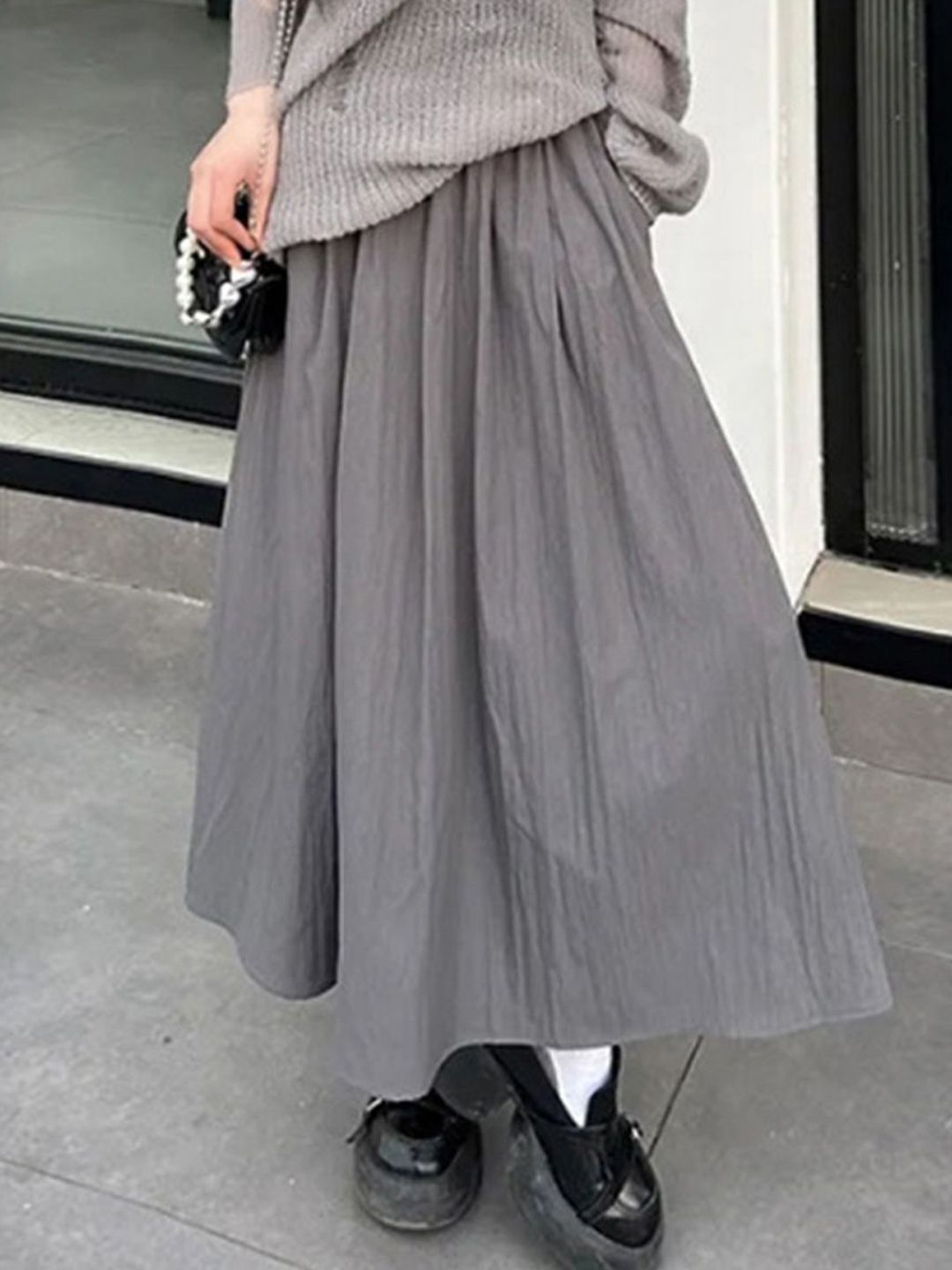 DressBerry Flared Maxi Skirt