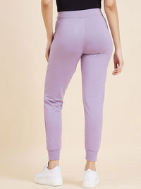 Sweet Dreams Women Lavender Mid-Rise Joggers
