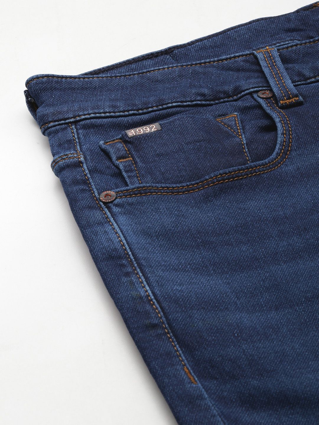 SPYKAR Men Skinny Slim Fit Low-Rise Light Fade Stretchable Jeans