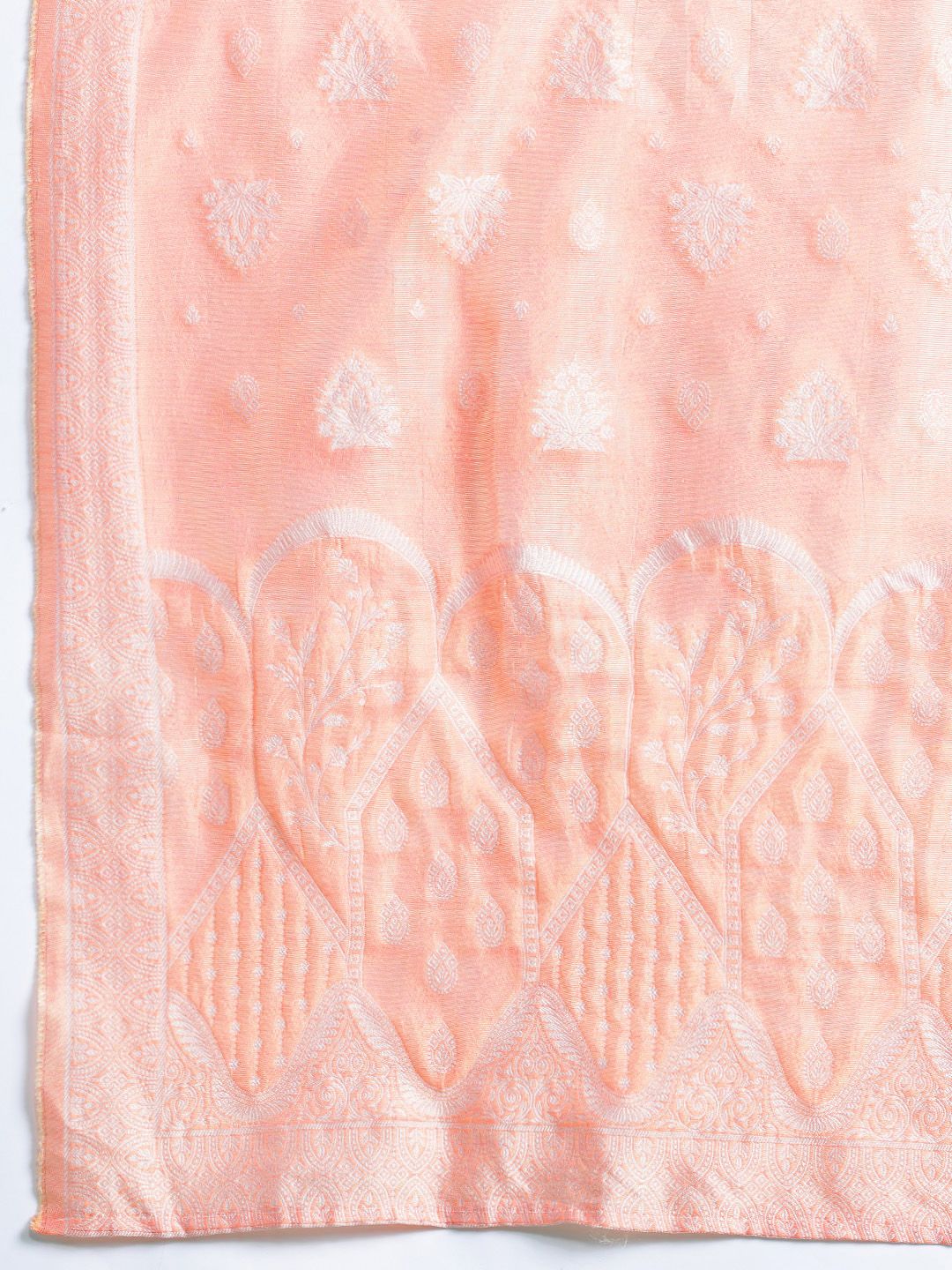 Indo Era Woven Design Kurta With Trousers & Dupatta