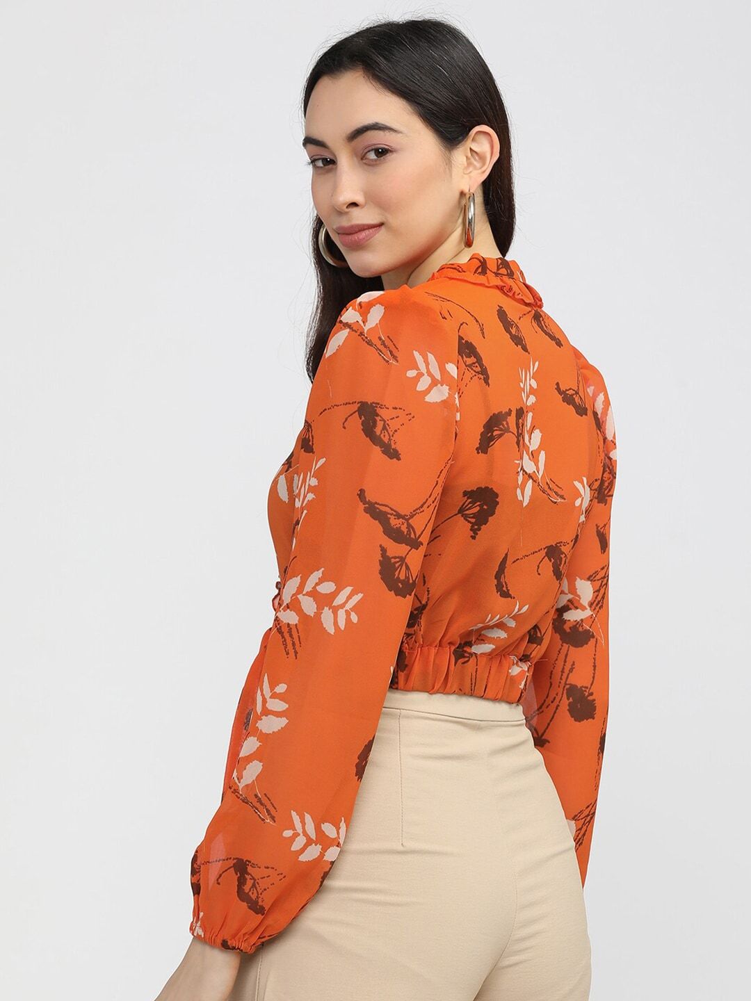 Tokyo Talkies Floral Crop Top