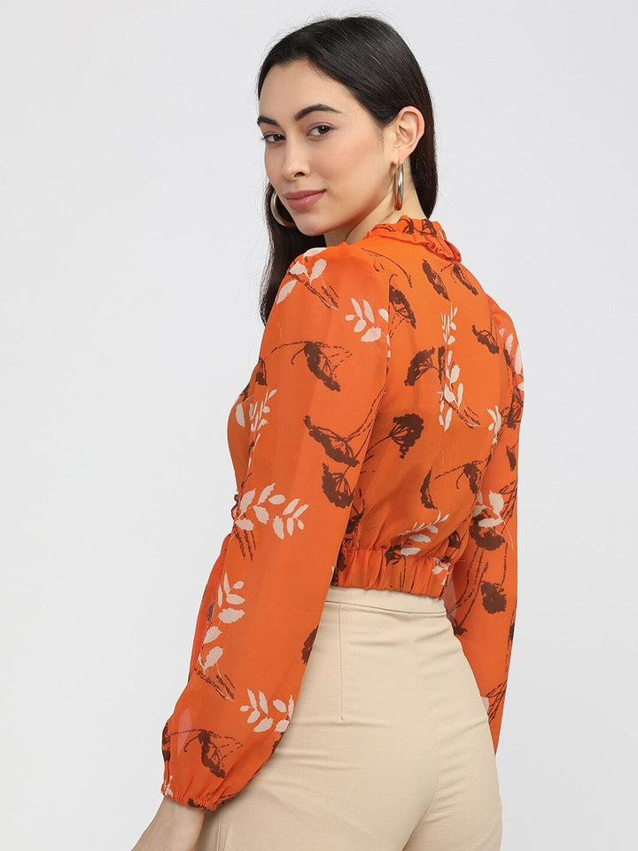 Tokyo Talkies Floral Crop Top