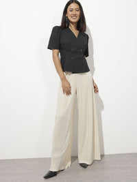 DressBerry 9 To 5 Edit Double Breasted Top
