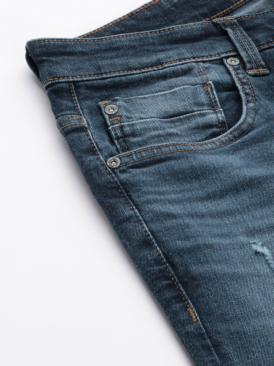 SPYKAR Men Kano Skinny Fit Mildly Distressed Heavy Fade Stretchable Jeans