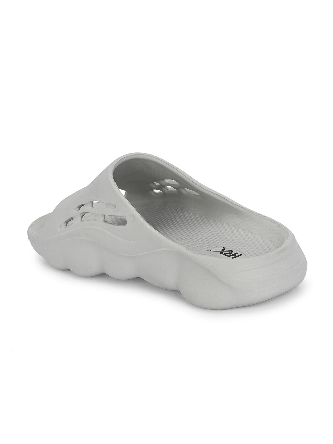 HRX by Hrithik Roshan Men Grey Self Design Sliders