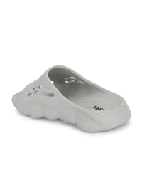 HRX by Hrithik Roshan Men Grey Self Design Sliders