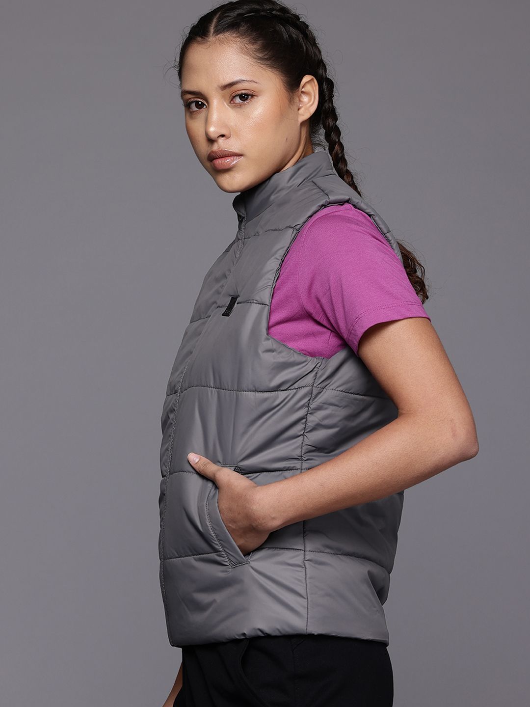 HRX by Hrithik Roshan Women Padded Gilet Jacket