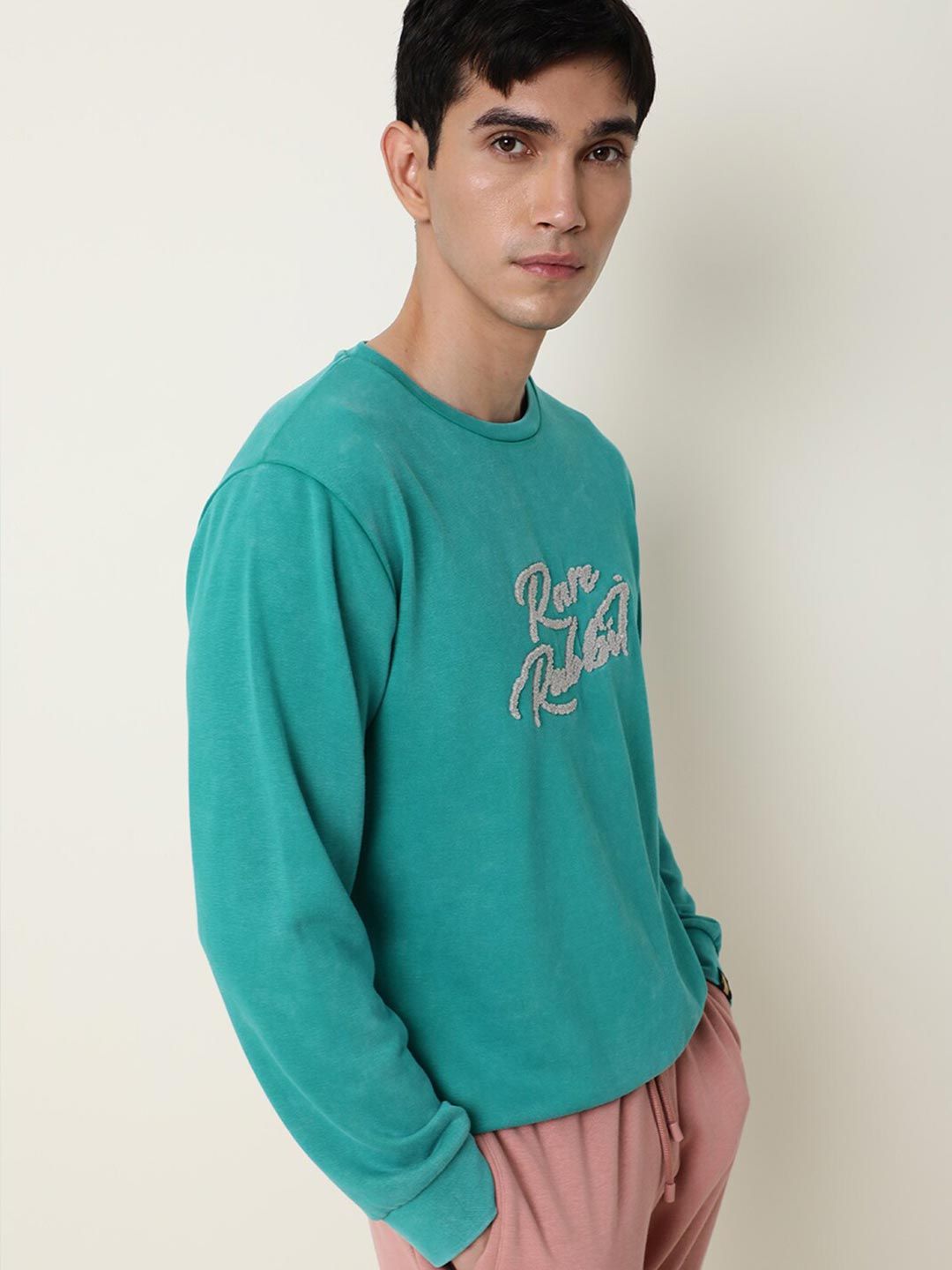RARE RABBIT Men Fern Slim Fit Sweatshirt