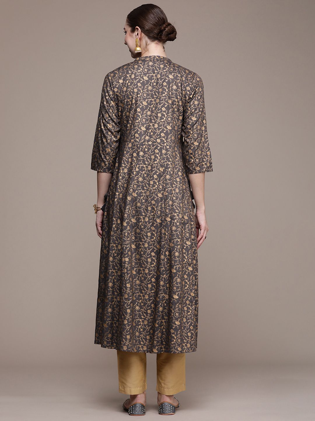 Anouk Women Ethnic Motifs Printed Anarkali Kurta
