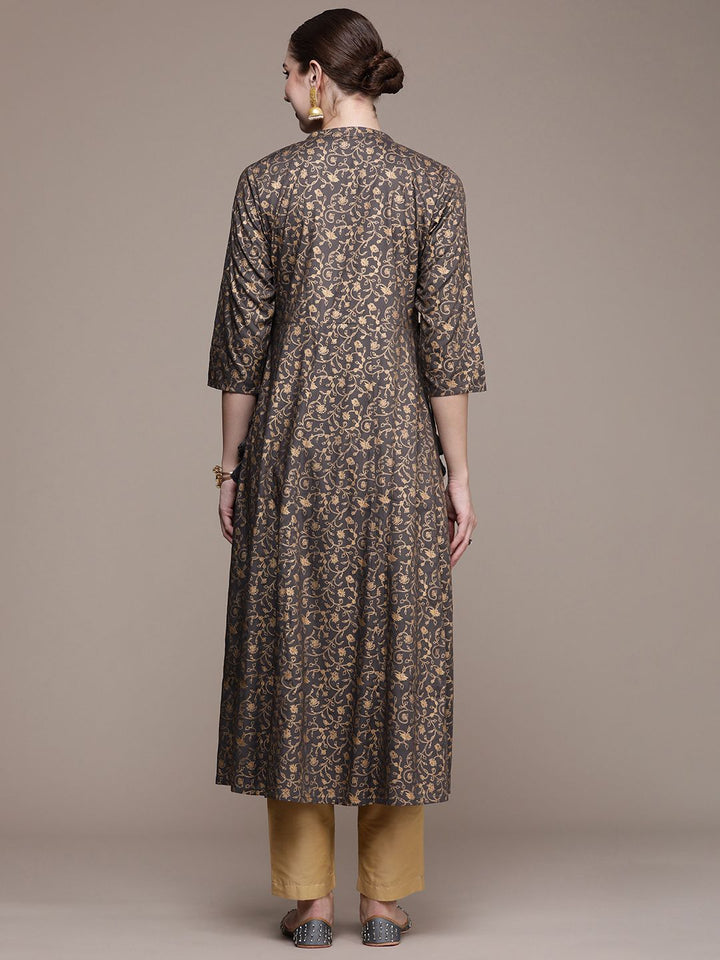 Anouk Women Ethnic Motifs Printed Anarkali Kurta