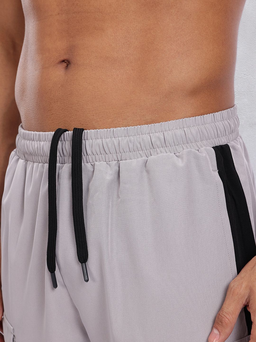 HRX by Hrithik Roshan Men Typography Printed Mid-Rise Cargo-Style Training Shorts