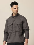 Mr Bowerbird Liberal Fit Self Checked Pure Cotton Casual Shirt