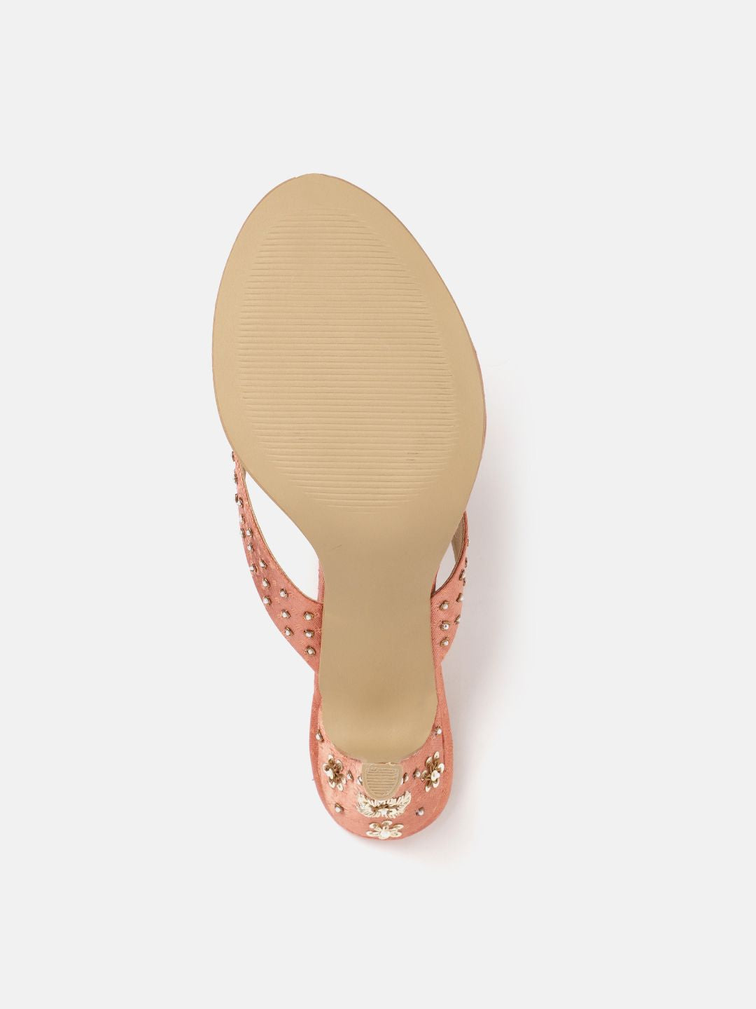 House of Pataudi Embellished Handcrafted Ethnic Slim Heels