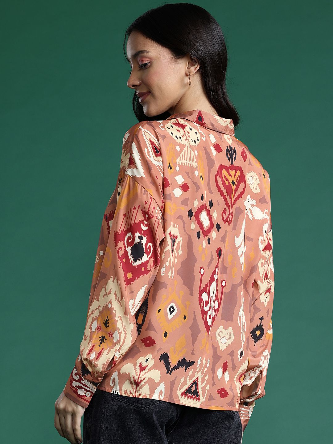DressBerry Ethnic Motif Printed Casual Shirt