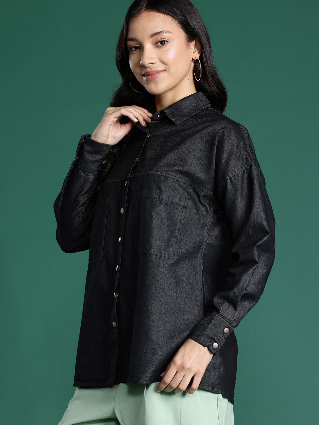 DressBerry Chambray Casual Shirt