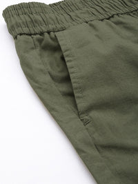 The Indian Garage Co Men Mid-Rise Slim Fit Joggers