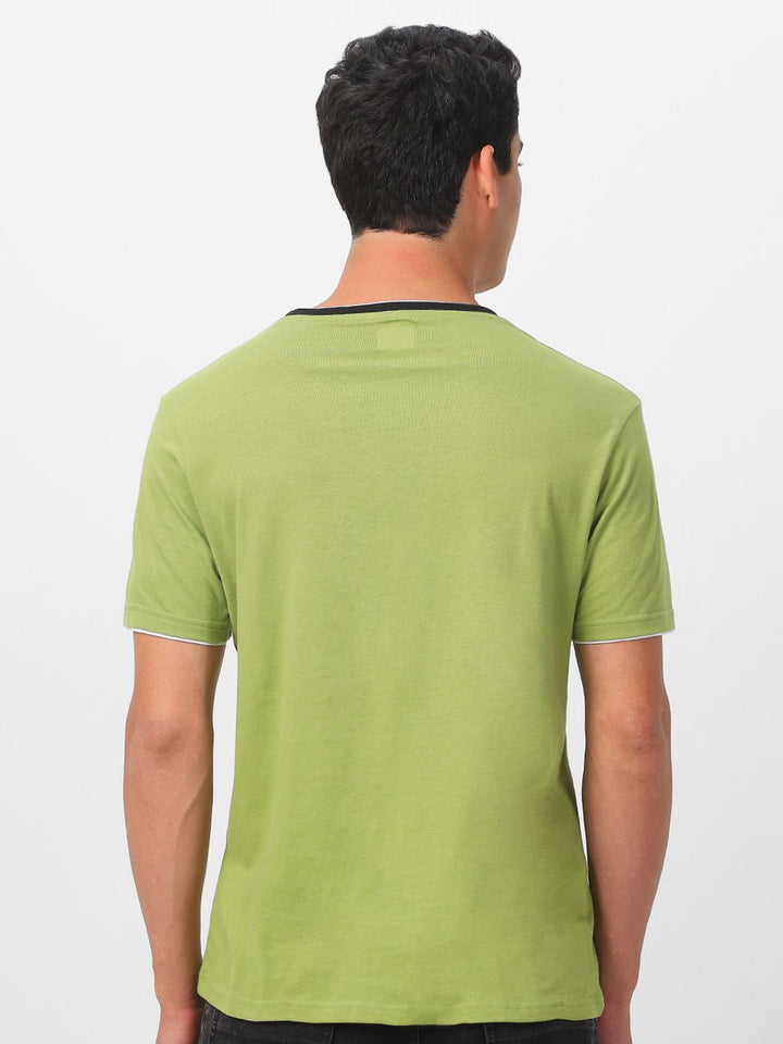 Urbano Fashion Round Neck Bio Finish Slim Fit Pure Cotton T-shirt